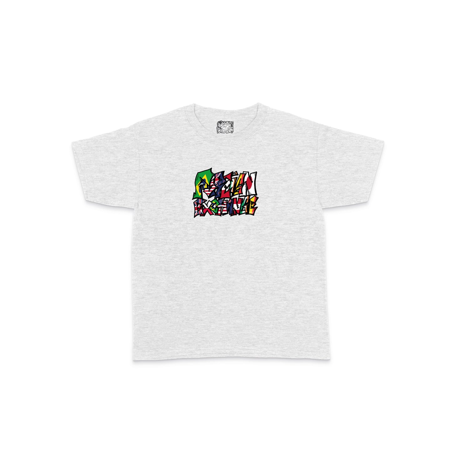 Foreign Exchange flag tee (Light Grey)